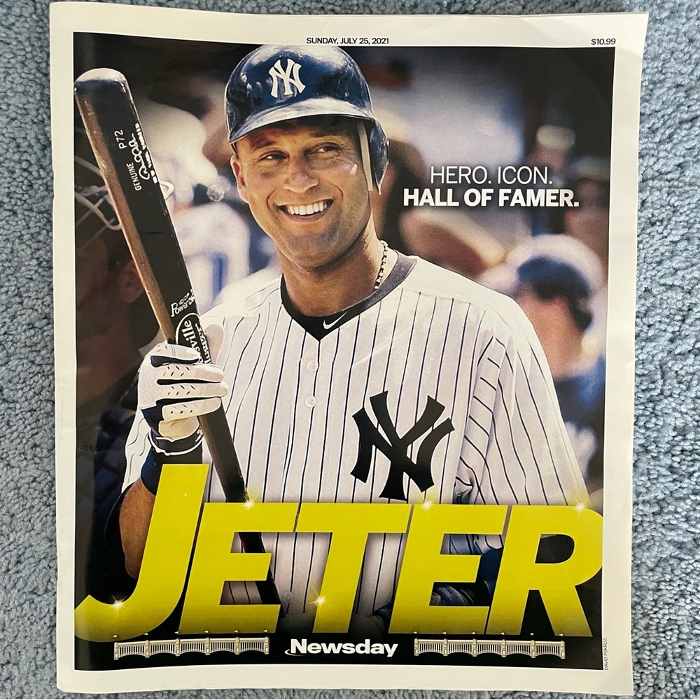 Newsday New York Yankees Derek Jeter Special Magazine 2021 Book